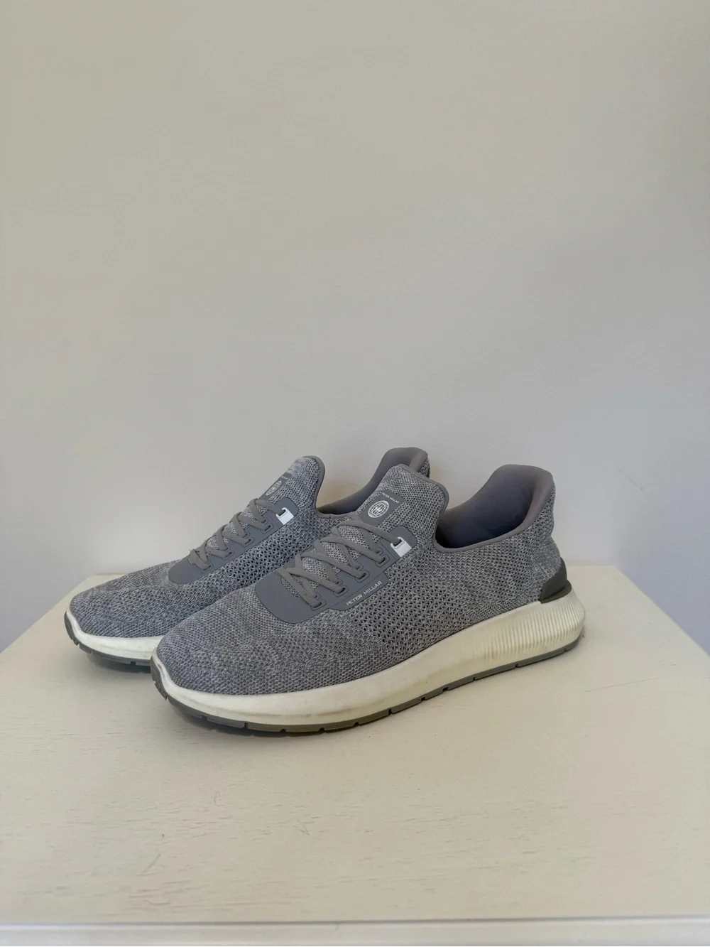 Peter Millar Women’s Crown Sport Hyperlight Apollo Sneaker Shoes Gray Size 10